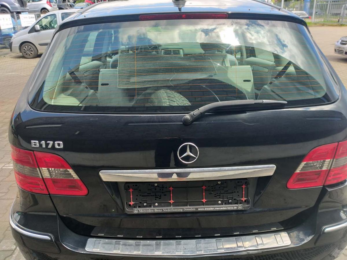 Mercedes B Klasse W245 original Heckklappe mit Heckscheibe 696 Nachtschwarz Bj.2009